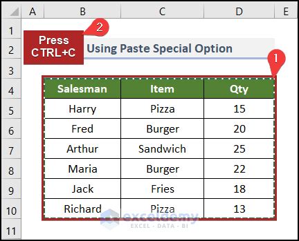 Image result for Copy/Paste Excel Move Right