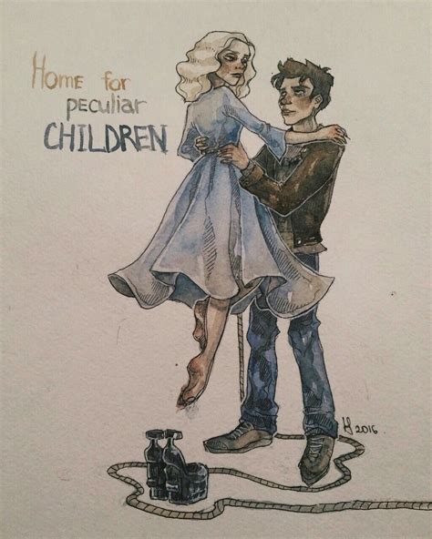 Miss Peregrine's home for peculiar children. Emma Bloom and Jacob ...