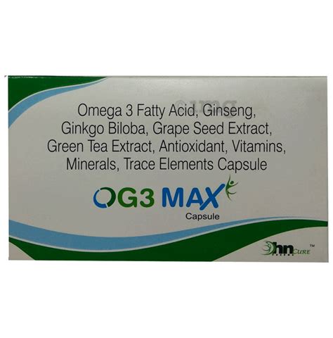 OG3 Max Capsule: Buy strip of 10 capsules at best price in India | 1mg
