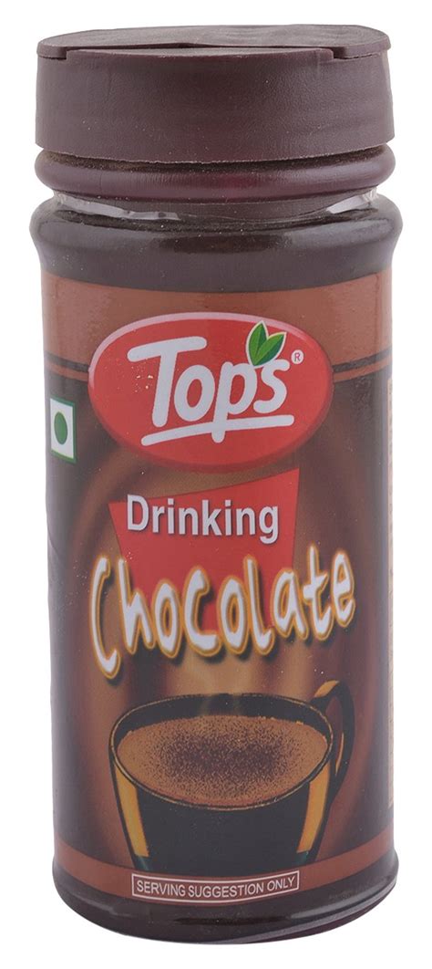 Tops Sweetened Cocoa Powder - Drinking Chocolate, 100g Jar : Amazon.in ...