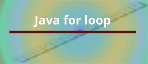 Image result for For Loop Simple Example in Java