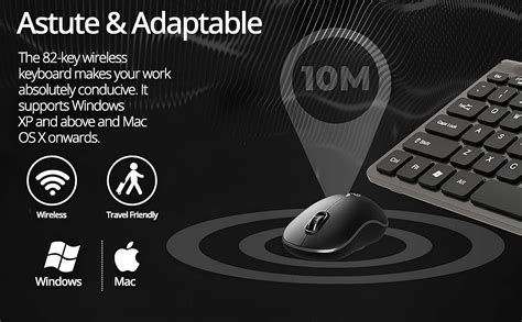 Amazon.in: Buy Electro Wolf Topaz Compact Wireless Keyboard Mouse Combo ...