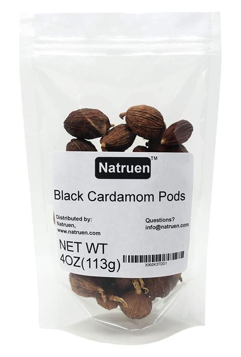 Natruen Black Cardamom Pods Whole Tsao Ko 4 Ounces, India | Ubuy