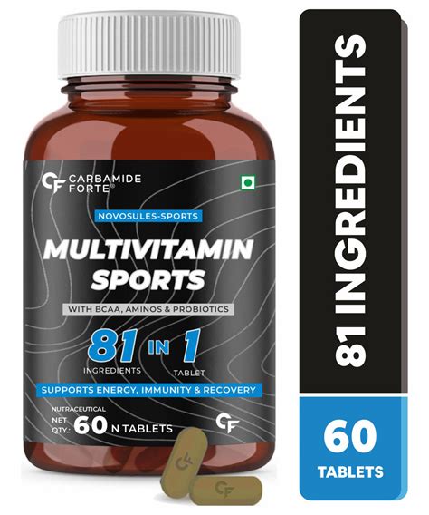 Carbamide Forte Multivitamin for Sports Tablets for Men & Women with B