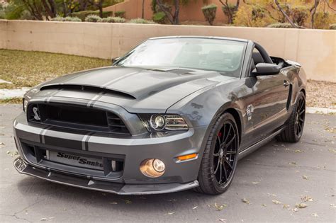 1,400-Mile 2014 Ford Shelby GT500 Super Snake Signature Edition Convertible for sale on BaT ...