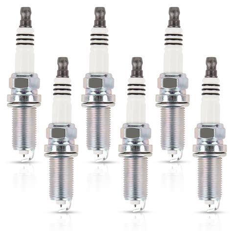 6PCS Iridium Spark Plugs Compatible with BMW Lexus ES350 RX350 RX450h ...