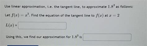 Image result for Linear Approximation