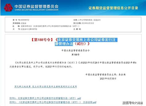 北交所主要制度规则发布 或将于下月15日开市_中国证监会