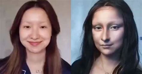 Chinese Vlogger Transforms Herself Into Mona Lisa Using Just Make-Up ...