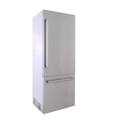 Kucht 16-cu ft Counter-depth Built-In Bottom-Freezer Refrigerator with ...