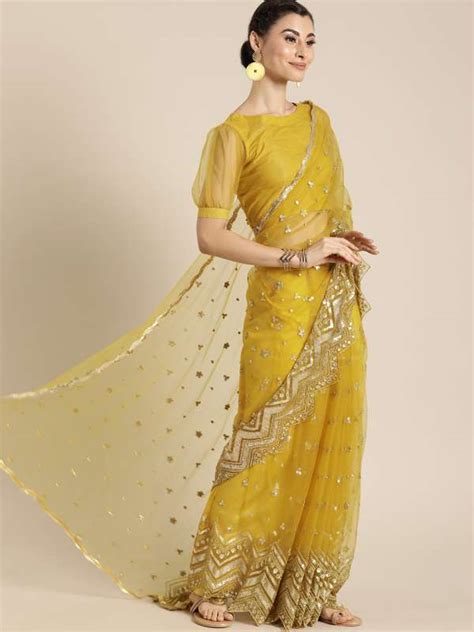 Buy silk saree myntra - In stock