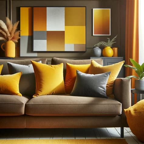 20 Throw Pillow Colors and Combinations for Brown Couches
