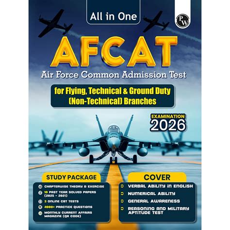 PW All in One AFCAT (For Flying, Technical & Ground Duty Branches) Exam ...