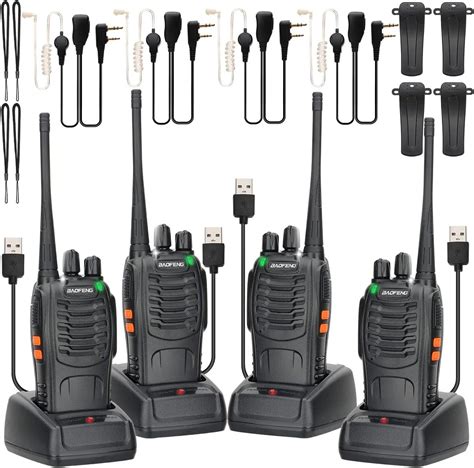 Amazon.com: Walkie Talkies Long Range for Adults Rechargeable walkie ...