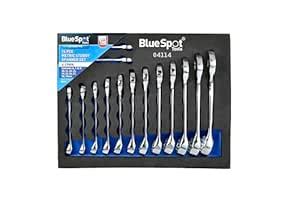 Blue Spot Tools 14PCE Metric Stubby Spanner in Eva Foam (6-19MM ...