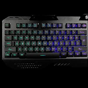 Amazon.in: Buy Night Hawk Nk101 FPS Gaming Keyboard with 3 Colour ...