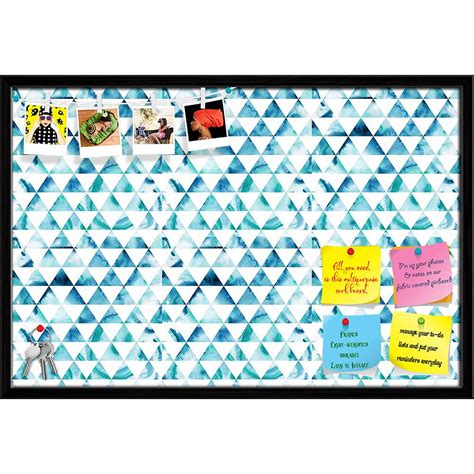 ArtzFolio Watercolor Hipster Triangles Bulletin Board Notice Pin Board ...