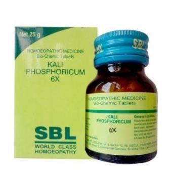 Buy SBL Kali Phosphoricum Biochemic Tablets - Stress & Fatigue Relief ...