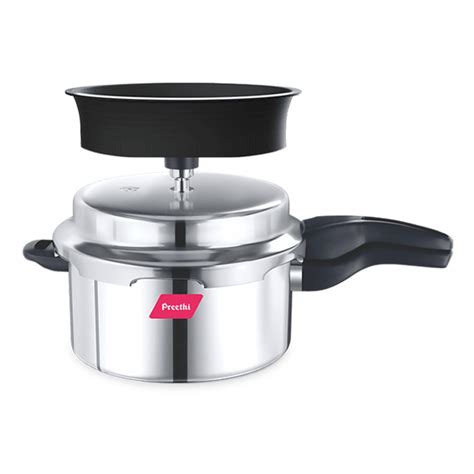 Buy Steel Pressure Cooker Online at Preethi