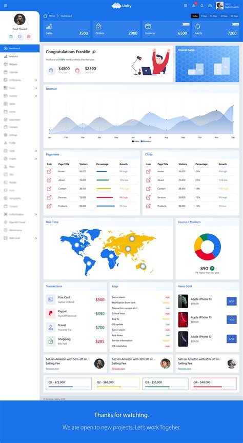 Image result for Admin Dashboard Examples