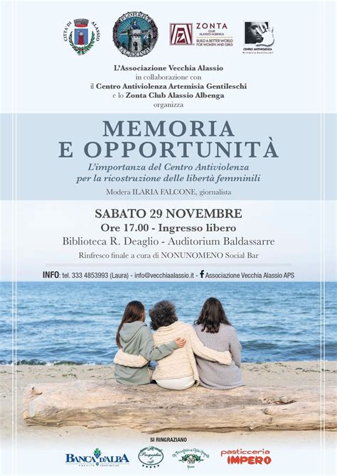 Memoria e opportunità, Biblioteca di Alassio, 29 November 2025 | AllEvents