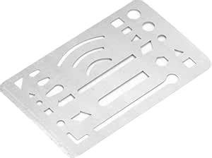 GLOGLOW 10Pcs Erasing Shield, 27 Holes Erasing Shield Multipurpose ...