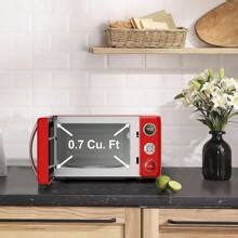 Galanz GLCMKA07BKR-07 Microwave Oven, LED Lighting, Pull Handle Design ...