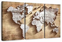 Image result for Map Wall Art