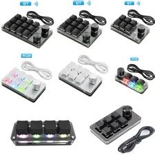 Buy 3-12Keys Customized RGB USB Bluetooth Mechanical Keyboard One-Hand ...