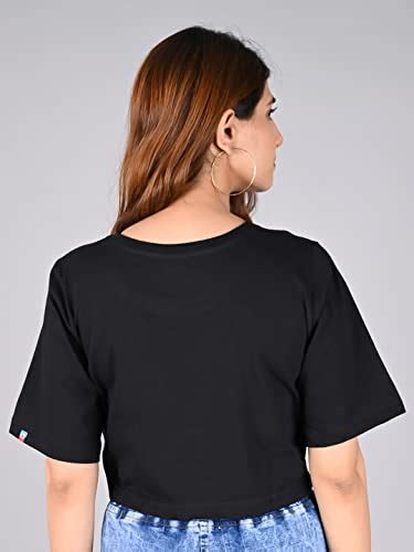 Buy ComicSense Women's Regular Fit Crop Top (CROPTOP-BLACK-EVIL-ANYA ...