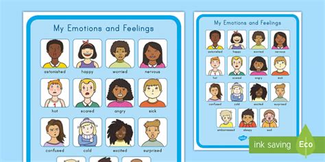 Emotions and Feelings Vocabulary | 2nd Grade Resource