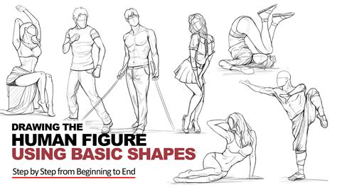 Image result for Figure Drawing Simple Shapes