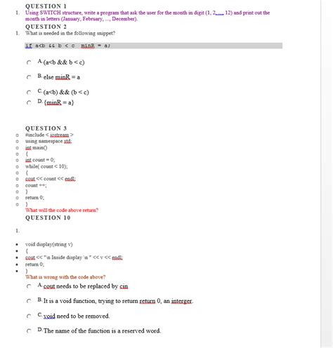 Write a Java Program Using Switch Case to Find the Months 的图像结果