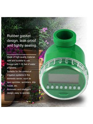 Pinolex® Drip Irrigation Automatic Water Controller Timer for Home ...