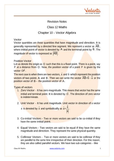 Image result for Class 12 Vectors Algebra 10.2