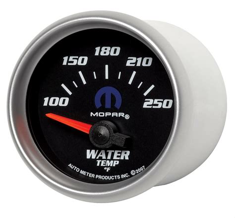 Gauge, Water Temperature Mopar Series 2-1/16_ 100-250 degrees F elect