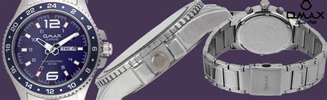 OMAX Day and Date Supreme Analog Blue Dial Watch Men (Blue Dial Silver ...