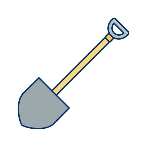 Shovel Vector Icon 350667 Vector Art at Vecteezy