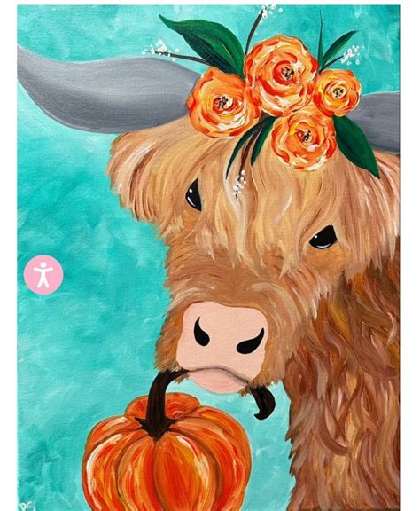 Paint Night Highland Cow, 3025 Dixon Farm Rd., Oxford, NC, 7 November ...