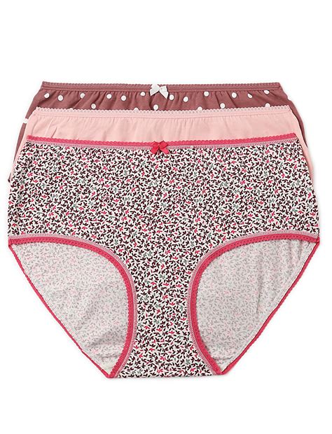 Buy 3 Pack Cotton Mix Knickers at Marks & Spencer