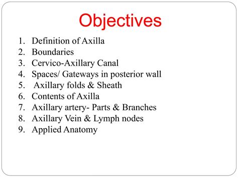 Axilla - Dr.K.S.Ravi