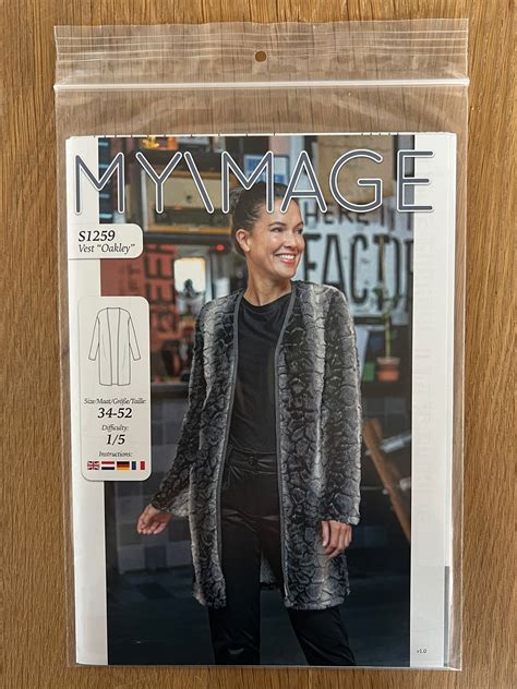 S1259 Cardigan Oakley paper pattern - Made by Oranges