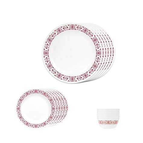 Buy Corelle Livingware 12 Pc Basic/Mini/Starter Utility Set - Red ...
