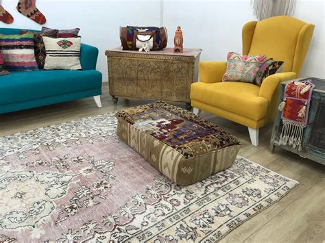 Turkish Floor Pouf Boho Floor Sofa Window Seat Cushion - Etsy