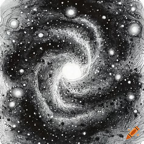 Milky Way Galaxy Drawing Pencil