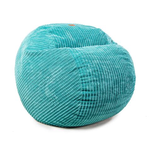 Convertible Bean Bag Chair // Terry Corduroy // Sky (Full) - CordaRoy's ...