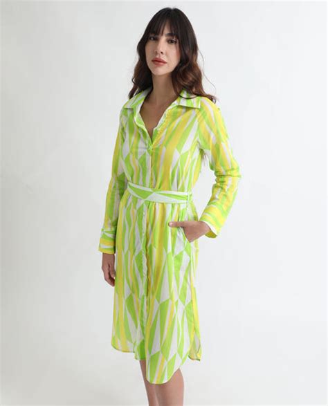 Rareism Women's Miller Multi Cotton Fabric Full Sleeves Button Closure ...