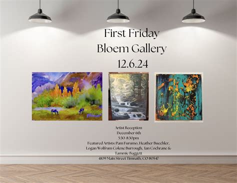 First Friday Art Walk in Timnath 12-6-24, 4109 Main Street, Timnath, CO ...