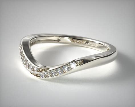 14K White Gold Matching Wedding Band-14879w14