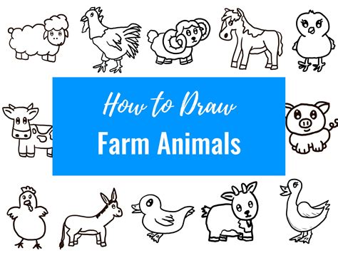 Farm Animal Drawing